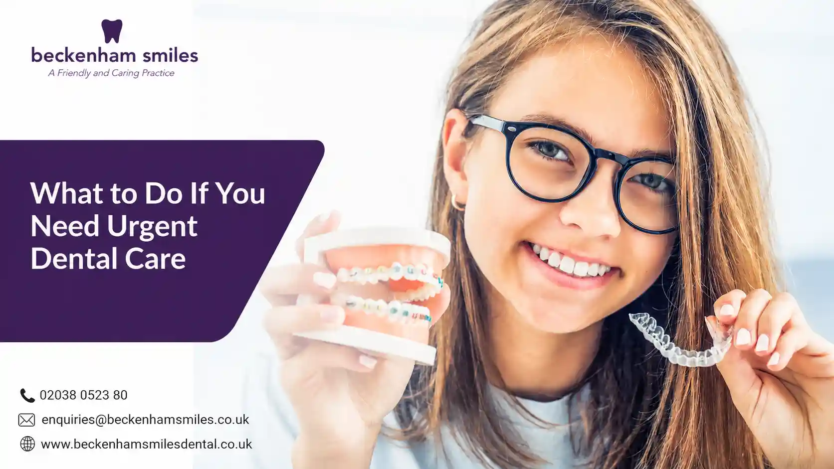 Dentist providing emergency dental treatment for a patient near Penge at Beckenham Smiles