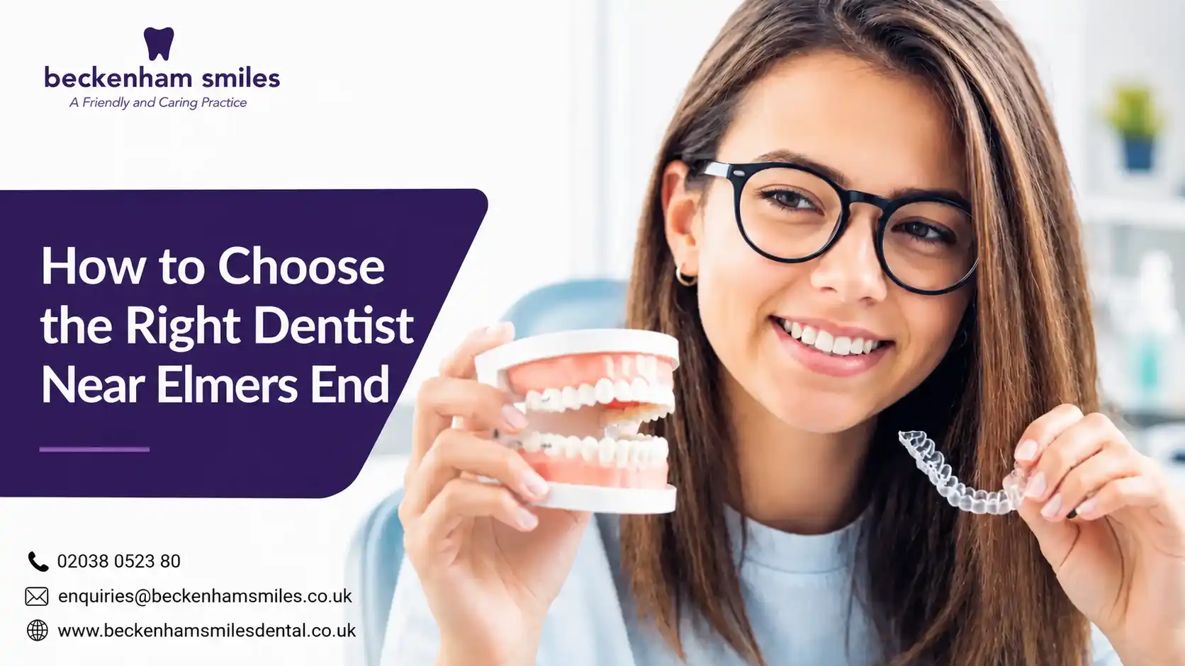 Patient being welcomed at Beckenham Smiles Dental, a dentist near Elmers End