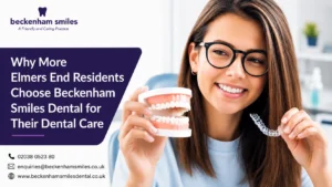 Beckenham Smiles Dental team welcoming a patient from Elmers End