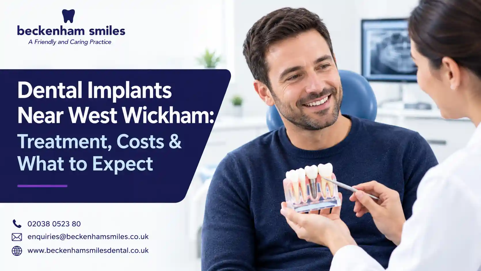 Dental implants near West Wickham at Beckenham Smiles Dental
